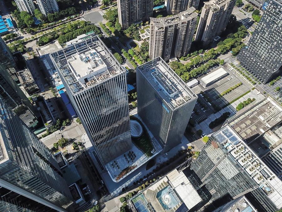 民生银行 | 新办公楼 —— 美中不足的用地，设计出庄重、标志性的“超百米高”建筑！！---筑博设计