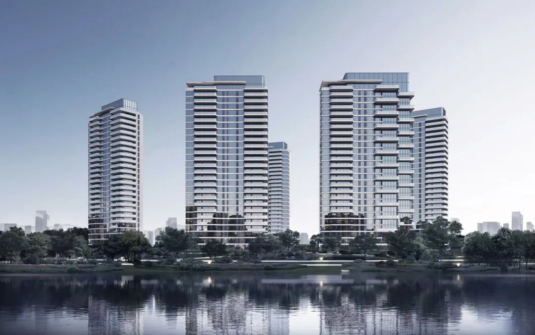楼市|户型设计,创新住宅:170-450㎡“云墅”大平层,非对称、晶幕立面的造型设计
