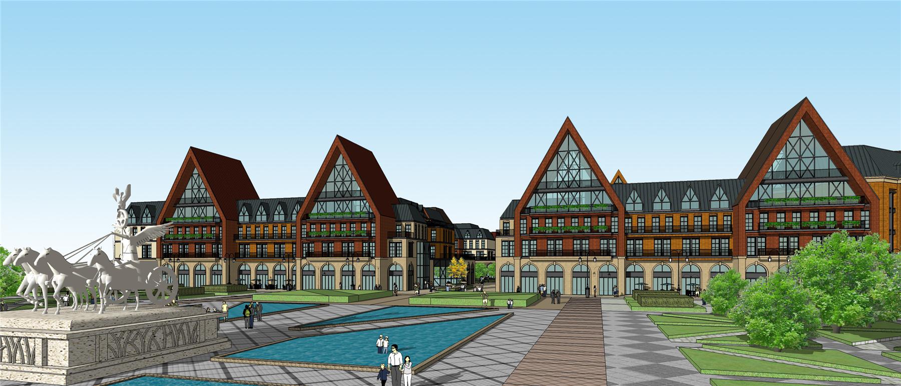 北欧风情 园区228 wans - 外观|模型|效果图 -- 搜建筑网